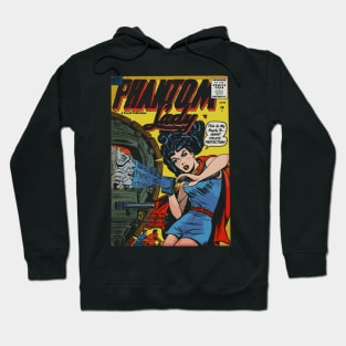 PHANTOM LADY / Vintage Comic Book Hoodie